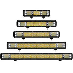 180w 252w 288w 360w 432w led çubuk ışıkları 12 inç 18 inç 20 inç 25 inç 31 inç çatı ışığı çubuğu led çubuk s kapalı yol kamyon