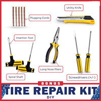 Tire Inflator Portable Air Compressor with Tire Repair Kit