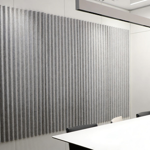 แผ่นอะคูสติก PET พรีเมียมทันสมัย 3 มิติ สำหรับผนัง ระดับ Class A ป้องกันไฟ ดูดซับเสียง เหมาะสำหรับบ้าน สตูดิโอ และสำนักงาน ออกแบบกราฟิก - Product Image 3