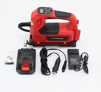 HF9325 25mm cylindre 26L/min compresseur d'air de voiture Portable gonfleur de pneu de voiture arrêt automatique pompe à affichage numérique pour pneu voiture vélo