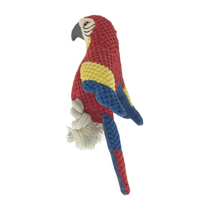 Creative Real Wholesale Pet Plush Sounding <strong>Parrot</strong> Bird <strong>Toys</strong> Dog Chewing Teething Bite Resistant <strong>Toys</strong> - Product Image 6