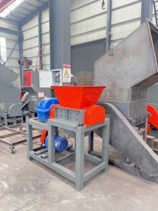 Đôi trục chất thải thực phẩm Shredder rác Shredder máy công nghiệp thủ công nhôm có thể Shredder - Product Image 4