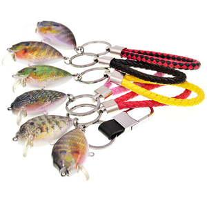 Llavero de Pesca Impermeable con Forma de Pez Miniatura, Accesorio Portátil para Pescadores, Regalo Creativo para Pescadores - Product Image 1