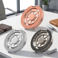 Support de téléphone magnétique en alliage de zinc durable, pliable à 360°, avec anneau de maintien et support de bureau pour smartphone, directement de l'usine, OEM