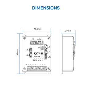 Kconbot 200W 400W 750W 1000W điều khiển chuyển động Cánh tay robot động cơ ổ đĩa Kit với AGV canopen 3000rpm bánh xe ổ đĩa điều khiển điện mô-đun - Product Image 3