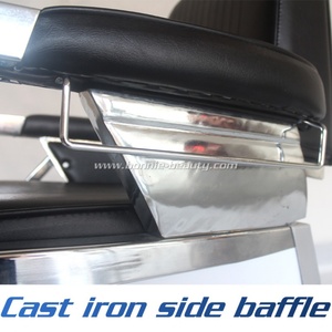 Sillón de Barbería Moderno y Cómodo de Cuero PU de Lujo con Funciones Ajustables, Capacidad de 300 kg para Hombres - Product Image 5