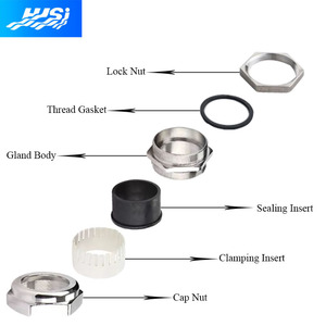Passacavo singolo in acciaio inox 304 tipo NPT, non armato, impermeabile IP68 per apparecchiature automatiche -40°C +100°C - Product Image 6