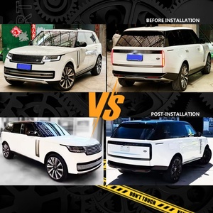 Kit de Actualización Parachoques Negro Brillante con Labio Delantero de Alta Configuración y Salida de Aire en el Guardabarros, Nuevo Estado para LR Range Rover 2024 - Product Image 2