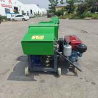 Machine professionnelle de hachage et de broyage du maïs et de l'herbe pour la production d'ensilage