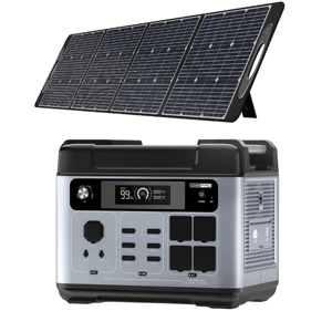 เครื่องกำเนิดไฟฟ้าพกพาฉุกเฉิน 3200W คลื่นไซน์บริสุทธิ์ แบตเตอรี่ LiFePO4 แผงโซลาร์เซลล์ MPPT ช่องเสียบ RV คลังสินค้าในประเทศสหรัฐอเมริกา/ออสเตรเลีย/สหราชอาณาจักร - Product Image 5
