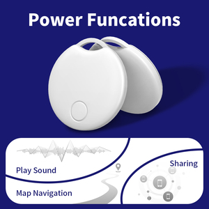 RSH Système double intelligent Air Tag MFi certifié Google Mini localisateur d'objets, chercheur de clés, traceur GPS compatible avec Apple et Android - Product Image 3