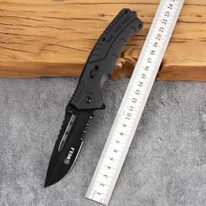 Navaja Plegable EDC para Exteriores con Mango de ABS y Hoja de Acero Inoxidable, Navaja de Bolsillo de Supervivencia para Caza y Uso Táctico - Product Image 2