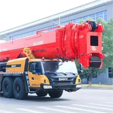 رافعة هيدروليكية ذات ذراع متداخلة لماكينات البناء المستعملة في الصين 400 طن، 500 طن، رافعة شاحنات