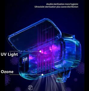 Support de brosse à dents UV à commande tactile ODAY, support de brosse à dents stérilisateur UV automatique et distributeur de <span class=keywords><strong>dentifrice</strong></span> - Product Image 4