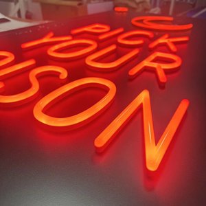 Letrero Personalizado con Base Metálica, Letrero Luminoso de Neón, Base Metálica Resistente, Caja de Luz LED para Decoración de Tiendas, Caja de Luz de Neón - Product Image 4