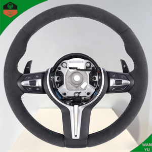 Volante Deportivo de Cuero Serie E <span class=keywords><strong>M</strong></span> Sport para <span class=keywords><strong>BMW</strong></span> Serie 3 E65 E66 X5 E70 X6 E71 E81 E82 E83 E84 E85 E88 E89 E90 E91 E92 E93 M3 M5 - Product Image 3