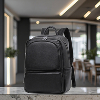 Sac à dos en cuir véritable pour étudiants, avec logo personnalisé, Oxford College, sac à dos intelligent pour ordinateur portable, avec port USB, pour hommes