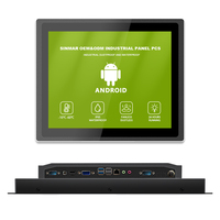 Win 10 Smart Android AIO Pantalla táctil de 8 pulgadas HMI Panel capacitivo montado en la pared PC Intel I3 Automatización de conferencias industriales Poe