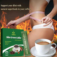 Kopi Diet hijau ramping penurunan berat badan kopi datar perut Cofe instan Garcinia Cambogia sesuai pesanan kopi hijau ramping dengan Ganoderma