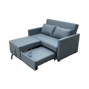 Canapé-lit en cuir pour salon, canapé-lit extensible pour 2 personnes - Product Image 1