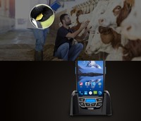 BloveDream-escáner de código de barras 1D 2D QR, lector portátil Android RFID LF 134,2 khz para ganado, mascotas, ovejas, cabras, cerdos, vacas, cerdos, etiquetas de oreja