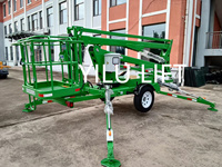 Vente d'usine, nacelle élévatrice à flèche télescopique remorquable Sky Trailer certifiée CE, 10 à 20 m