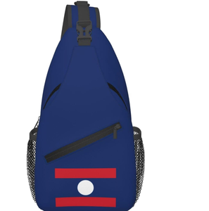 Kirghizistan sac à bandoulière Logo personnalisé vente chaude sac à bandoulière poitrine sac à dos <span class=keywords><strong>voyage</strong></span> poitrine Pack - Product Image 2