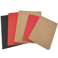 Carnet de notes A4 A5 personnalisé pour étudiant, carnet d'exercice, couture, papier Kraft artisanal, carnet de notes