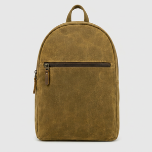 Premium Genuine <b>Leather</b> <b>Laptop</b> <b>Backpack</b> Zipper Portable Lightweight Unisex Design for Travel Daily Use Durable Eco-Friendly - Product Image 1