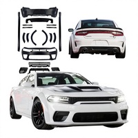 Vente chaude SRT Hellcat WideBody avant pare-chocs arrière large garde-boue fusées Kit de carrosserie pour Dodge Charger 2015-2023