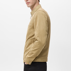 Men's Winter High Street <b>Suede</b> <b>Leather</b> <b>Jacket</b> New Arrival OEM Custom Men <b>Suede</b> <b>Leather</b> <b>Jacket</b> With Low MOQ - Product Image 5