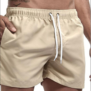 Shorts de plage pour hommes, été, <span class=keywords><strong>grande</strong></span> <span class=keywords><strong>taille</strong></span>, amples, séchage rapide, logo personnalisé, utilisables dans l'eau, avec doublure de maillot de bain - Product Image 6