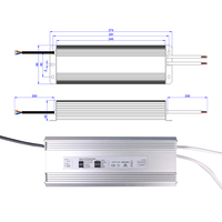 Controlador LED Impermeable de 300w 12v 25a con Certificación CE, RoHS y SAA, Tipo CV, para Iluminación Decorativa LED