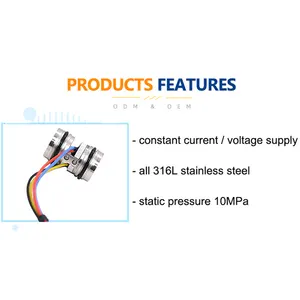 CYX20 Oem Ce Sensor de presión diferencial de gas de aceite absoluto de silicio piezorresistivo