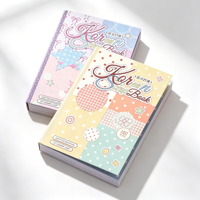 Papier artisanal pour scrapbooking, motif étoiles à pois vintage, esthétique pastel mignonne, imprimé UV, pour Junk Journal, décoration DIY pour agendas