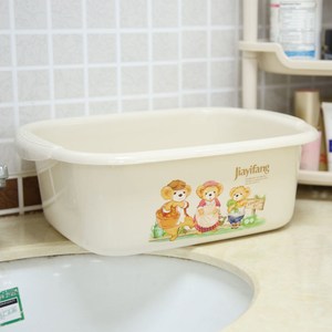 Custom Home PP Rectangular <strong>Wash</strong> <strong>Basin</strong> Durable <strong>Plastic</strong> Laundry Tub Wholesale Household Washing Bowl - Product Image 6