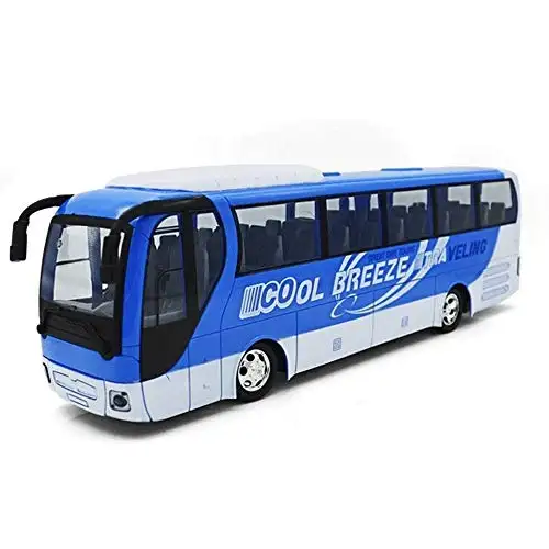 Remote Control Car RC Bus Child Toy Boy Gift Simulation Sound And Light with Realistic Sounds and Light Electric Toys for Kids