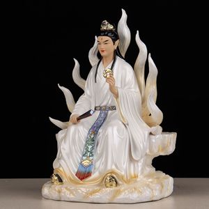 Estatua de la Diosa de las Nueve Colas, Emperatriz de Qingqiu, Forma Real, Taoísta, Fundida a Mano, para Culto en el Hogar, Diosas de las Nueve Madres - Product Image 4