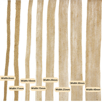Offre Spéciale bonne qualité 40mm rustique Nature toile de jute ruban/jute ruban pour emballage cadeau arcs dentelle ruban