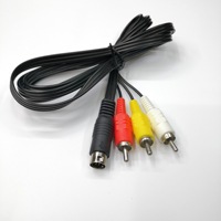 Câble audio-vidéo de remplacement pour câble AV MD2, cordon 3RCA de 1.8M, accessoires de jeu