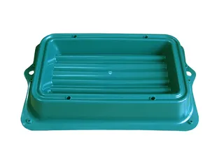 full block casket saddle-green