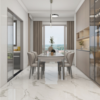 Meilleur prix fournisseur Carrelage en céramique émaillée vitrifiée pour sol, motif fleur blanche, 600x600