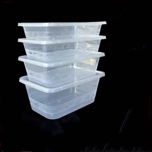 500/650/750/1000ml microwavable dùng một lần bao bì nhựa container PP hình chữ nhật đưa ra thực phẩm lưu trữ hộp - Product Image 4