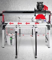 Machine de découpe de carreaux de granit de marbre entièrement automatique de 120 cm Angle de 45 degrés 220V/380V noyau de roulement de moteur de moteur haute sécurité