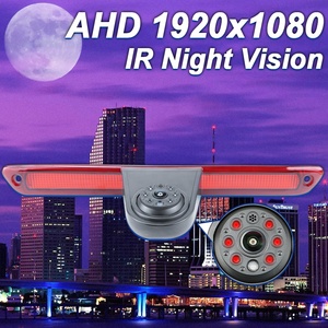 GreenYi AHD 1080P coche alto 3RD LED luz de freno cámara de respaldo de marcha atrás para mercedes-benz Ddge Sprinter <span class=keywords><strong>VW</strong></span> Crafter Vans 2007-2018 - Product Image 5