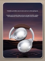 Headset Olahraga Nirkabel Gaya Retro Amerika untuk V5.3 dengan Pembatalan Kebisingan Aktif (ANC) Tidak Tahan Air untuk Ponsel.