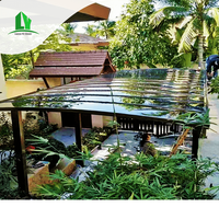 Abri de Voiture Garage avec Toiture en Plaques de Polycarbonate
