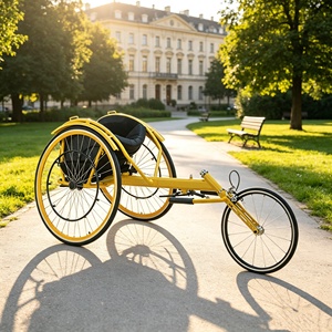 Silla de Ruedas Deportiva Ligera Speed King, Handcycle para Maratón, para Atletas con Discapacidad en Competencia - Product Image 4