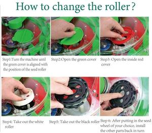 ลูกกลิ้งเพาะเมล็ดในสวนแบบใช้มือดันเครื่องหว่านและใส่<span class=keywords><strong>ปุ๋ย</strong></span><span class=keywords><strong>ถั่วเหลือง</strong></span>ผ้าฝ้ายข้าวโพดถั่วลิสง<span class=keywords><strong>ถั่วเหลือง</strong></span>ขนาด13.5ซม. - Product Image 5