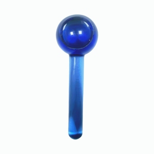 Piedra de masaje de vidrio azul, bola refrescante facial, crioterapia, herramienta de belleza para el cuidado de la piel - Product Image 4